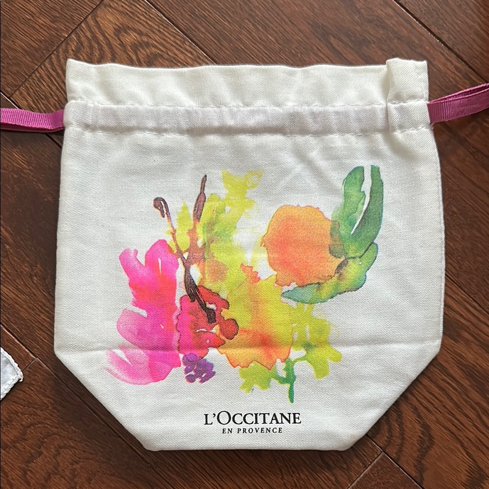 L'OCCITANE Kids Bag with Vibrant Floral Print